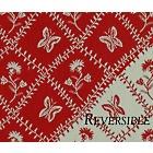 Entrelacs Red Fabric